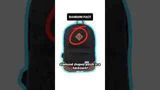 Wondered why there's a diamond shape patch in a backpack? #shorts #facts #backpack