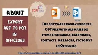 Export OST to PST in Office 365