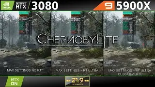 Chernobylite Enhanced Edition | RT/DLSS Benchmark | RTX 3080 10GB | 21:9 Ultrawide | R9 5900X