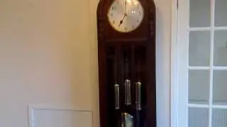 WESTMINSTER CHIME LONGCASE GRANDFATHER CLOCK