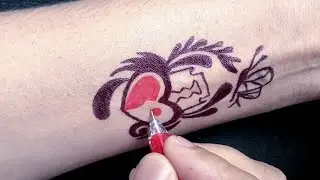 Simple tattoo 🦋 butterfly bala banana sikhe || simple tattoo &hearts;️