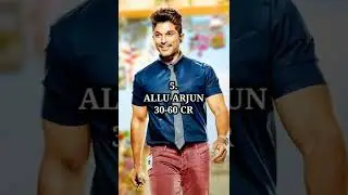 TOP 5 HIGHEST PAID TELUGU ACTORS | #shorts #prabhas  #maheshbabu