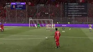FIFA 21 Kimpembe free kick Bayer Munich Paris Saint Germein gameplay sports game