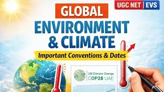 Global Environment & Climate | Important Dates & Years | EVS | UGC Net 2026