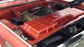 Chrysler turbine car starts up! A rare sight. (shot myself at Chrysler 2014 What's New media prgm.)