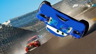Cam Spinner Crash! | Forza Motorsport 7 | Cars 3\NASCAR