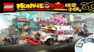 🐒 Инструкции LEGO 🐒 Monkie Kid 🐒 80009 🐒 Фургончик с едой Pigsy 🐒