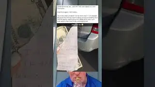Some Kid Hit My Car... and Left This Note Taped To It With $5.