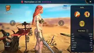 Raid Shadow Legends.  Warmaiden . Rare