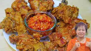 AYAM GORENG TERASI DAUN JERUK & SAMBEL BAWANG MANTAP SEKALI