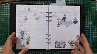 Вертикальная неделя в ежедневнике/Vertical week is in my planner Filofax, Dokibook