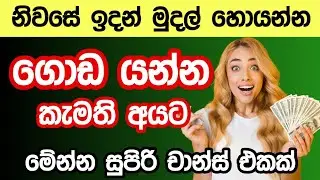 ගෙදර ඉදන් කරන්න මෙන්න අපෙන් සුපිරි රැකියාවක් -#ස්වයංරැකියා #onlinejobs #makemoneyonline #money 