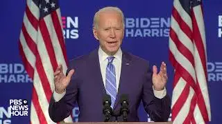WATCH: Former Vice President Biden speaks as presidential vote count continues