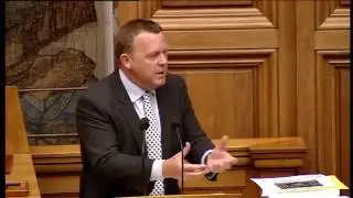 Prime Minister Lars L&oslash;kke Rasmussen explains Danish tax policy [subtitled]