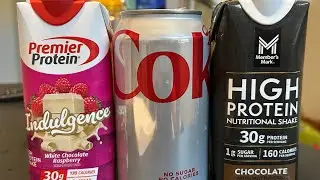 We Made DIRTY SODA with Premier Protein & Diet Coke?! 🤯 Viral Protein Drink Taste Test!