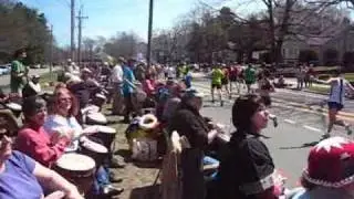 Drumming for the 2011 Boston Marathon
