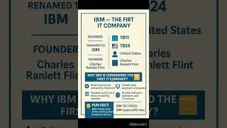 The First IT MNC #trending #informationtechnology #youtubeshorts #news #media #journalism #youtube