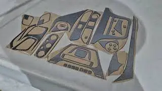 Iveco Daily 2014+ Накладки на панель Карбон