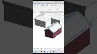 Roof in Revit - wall full video tutorial #architecture #construction #autodeskrevit #bim #revit