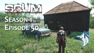 SCUM: Solo - S1:EP50 - Building the storage shed (Part 2)