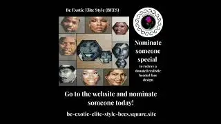 Nominate someone to win a realistic beaded design.