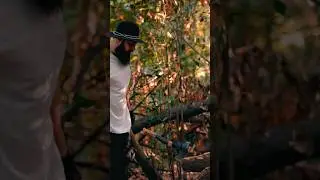 Axe sharpening and wood chopping #vikings #bushcraft #axe