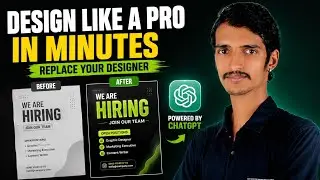 How Design Posters Using ChatGpt | Malayalam Tutorial