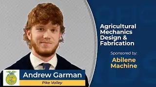 2024 State Proficiency Winner Recognition - Agricultural Mechanics Design & Fabrication
