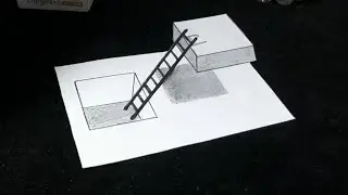 Простой рисунок 3D-иллюзии для начинающих!