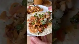 Chipotle bbq chicken taco 🌮