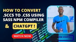 Converting a  .scss file into  .css using NPM SASS Compiler and Chat GPT