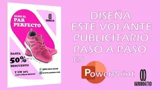 C&oacute;mo Hacer un Flyer en PowerPoint | Dise&ntilde;o Volante Publicitario Paso a Paso | Zapatos deportivos