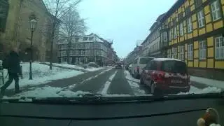 Fahrt durch Wernigerode Januar 2015
