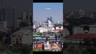 Surabaya Skyline: A Cityscape in Indonesia#Travel#Southeast Asia#Modern#Volcanoes,#waterfalls