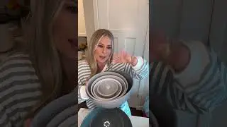 Matching Nesting Mixing Bowls with Lids for Happy Cupboard Organization