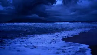 SOOTHING SEA WAVES 🌊😴😴 Relaxing Ocean Sound At Night