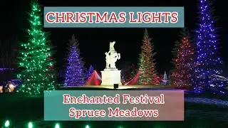 Enchanted Festival | Spruce Meadows Lights #christmas #lights #calgary #winteractivity #lightshow 