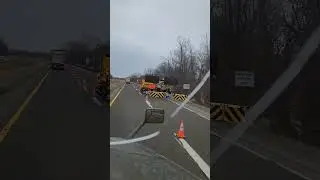 CONSTRUCTION ON MY WAY I87 NEW YORK#trending #trucker #ofw #pinoy