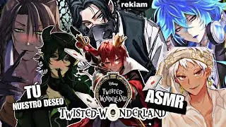 Twisted Wonderland 🔥 Tú, Nuestro Deseo ASMR Malleus, Kalim, Idia, Azul, Crowley, Leona + 02