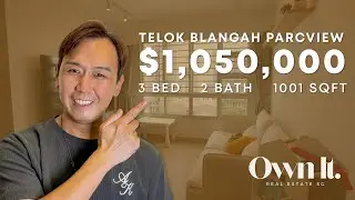 93B Telok Blangah Parcview Home Tour | Rare Corner 4-Room HDB with Sea View + Fireworks