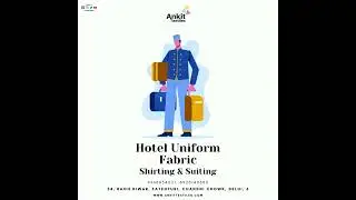 Hotel Uniform Fabric. Wholesale Dealer in All kind of Uniform Fabrics.#uniformfabric  #Ankittextiles
