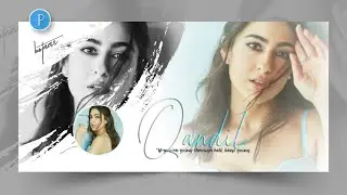 Create dis Unique Facebook Cover Design using Pixellab Android | Pixellab Tutorial.