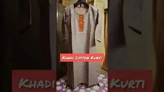 Khadi Cotton Kurti (100 Count)..Soft, Comfortable, Breathable #shorts #youtubeshorts #khadi #kurti