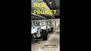 New Office Furniture Project | Smart & Modern Workspace Design Natraj Office #officefurniture
