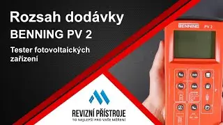 Benning PV 2 - rozsah dod&aacute;vky (www.RevizniPristroje.cz)