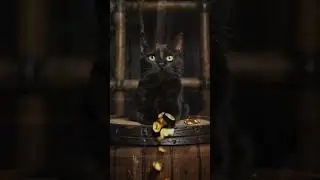 Monya Boy, pirate Kidd's cat! #cat #disney #music #catlover #funny