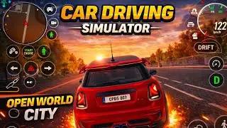Open World City Car Driving 😱 Real Traffic Simulator