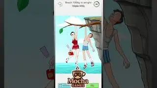 Tricky Mean level 5 | Reach 100kg in weight | Walkthrough  #games #gaming #mocha #phonegame #puzzle