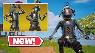 NEW FISH-HE4D'S Bundle Gameplay In Fortnite! (Robo-Fishstick & TOM8TOHE4D Skins)