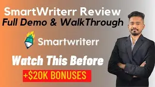 SmartWriterr Review | OTOs & My 20k Bonuses Watch This Review Before Getiing SmartWriterr